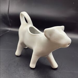 Cordon Bleu Vintage White Cow Creamer BIA